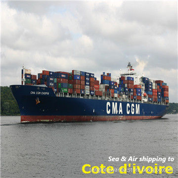 Ocean cargo shipping to Abidjan of Cote d'Ivoire from Ningbo Hangzhou Yiwu Changsha